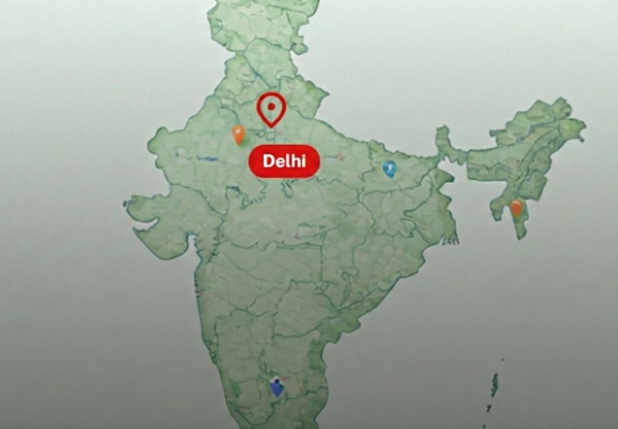 Map of India showing AgniFire Solutions service locations